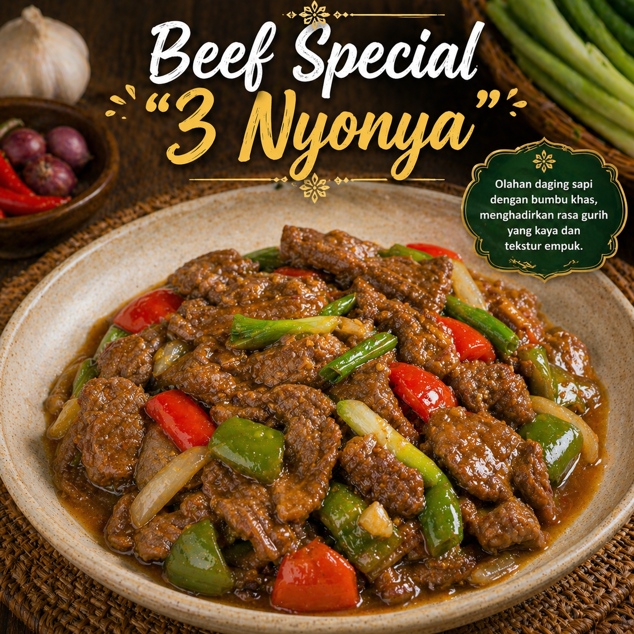 Beef Special 3 Nyonya Kedai Tiga Nyonya